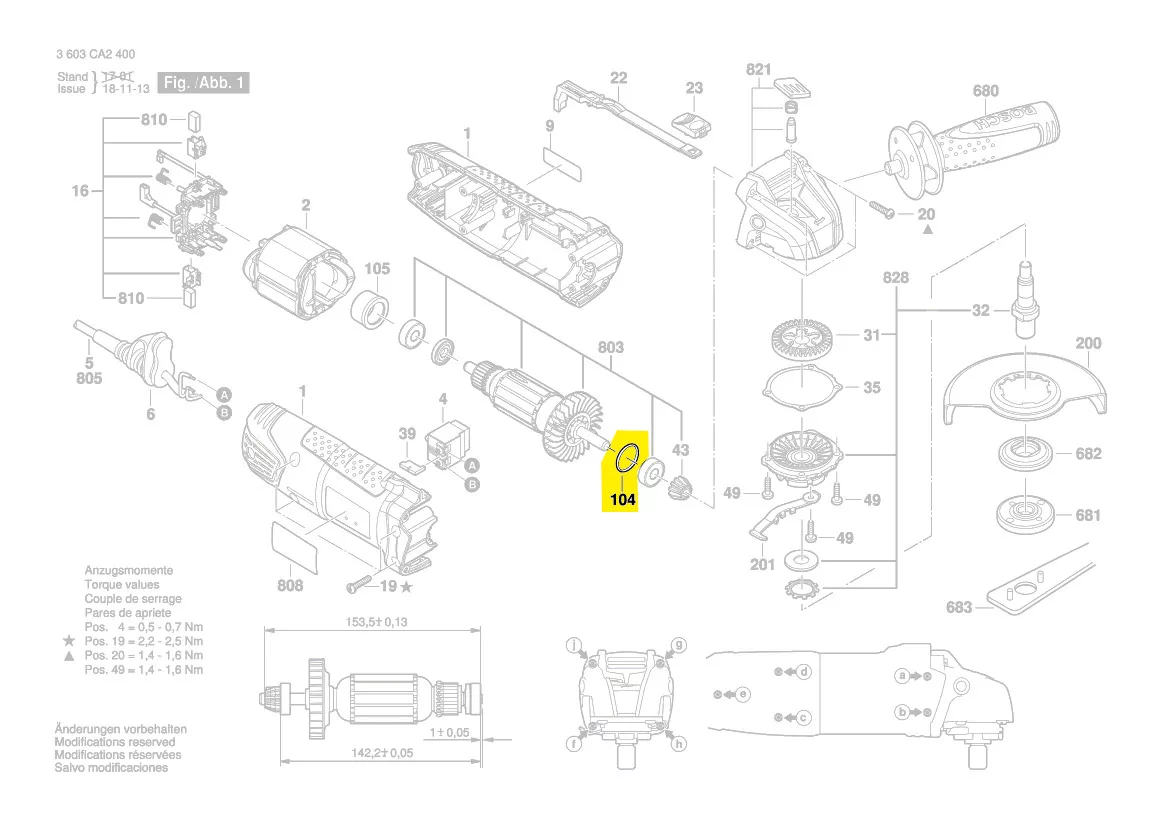 Joint torique réf. 3 600 210 127 Bosch